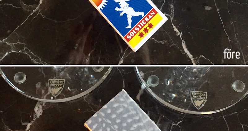 tändsticksask före- och efter