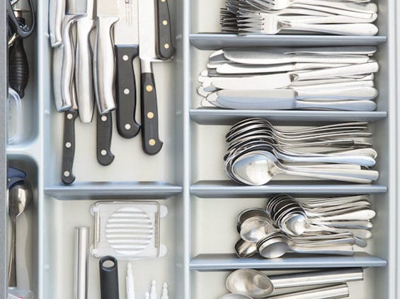 Projekt vecka 4 bestick Organisera och förvara smart - ett projekt i veckan