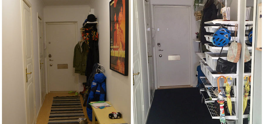 Elfa hallen före- och efter