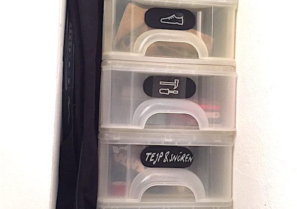 rätt lådor i trånga utrymmen