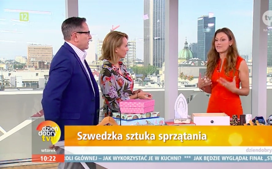 Dzien dobry TVN Polen Paulina Draganja Förvaringsdrottningen
