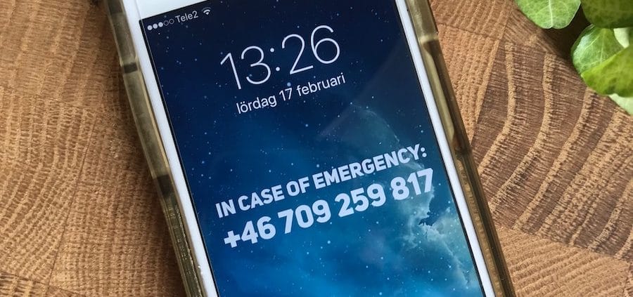 In case of emergency - få tillbaka din mobil