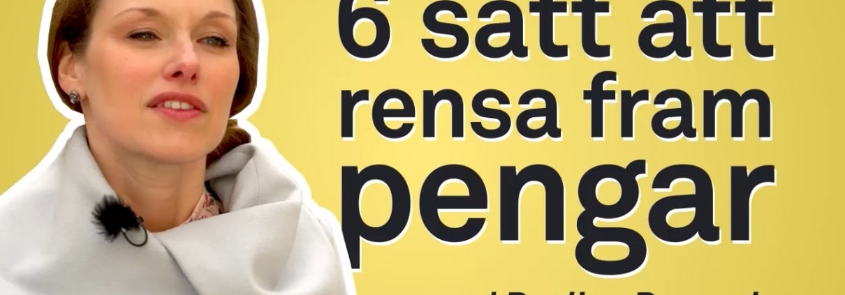 Rensa fram pengar