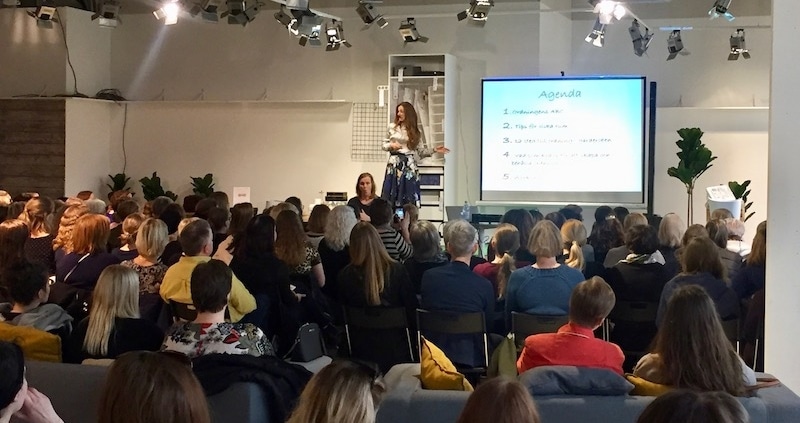 Föreläsning Förvaringsdrottnigen Paulina Draganja Avion Shopping Umeå